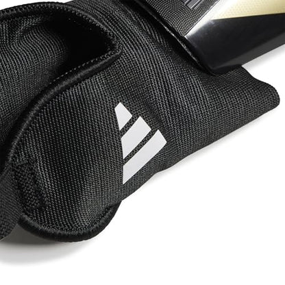 adidas Unisex Adult Tiro Soccer Shin Guards - color: Black/Gold Metallic/White/Match, size: Small