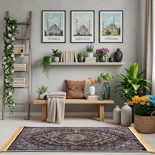 Sacred Artisans Prayer Rug with Super Soft Touch for Men and Women | Prayer Mat and Meditation Mat for Home Travel & Gift (Palace - Non Padded) - color: Palace - Non Padded
