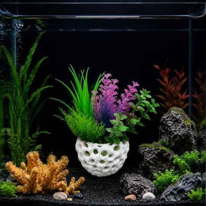 2PCS Shrimp Hides for Aquarium, Shrimp Hide and Aquarium Shrimp Hideout, Cave with Suction Cup for Shrimp Tank Decor, Hiding and Resting Accessory