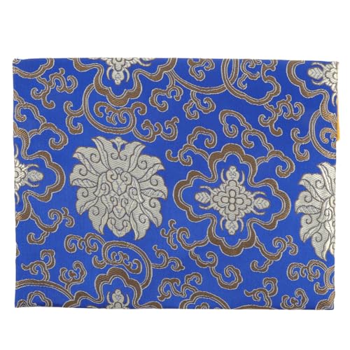 HOUDERCO Rectangular Book Bag Brocade Jewelry Storage Bible Pouch Quran Organizer Vintage Style