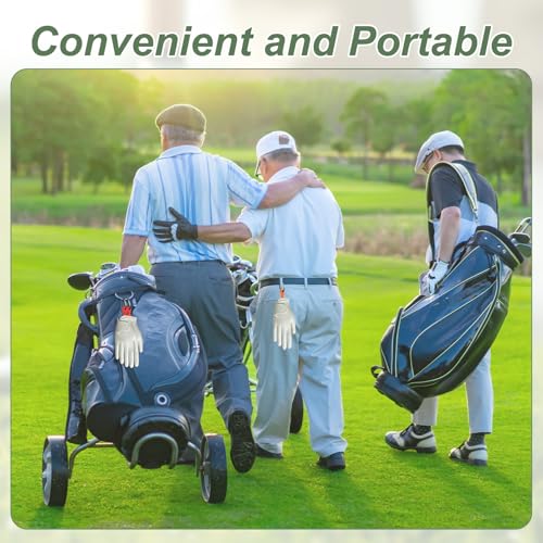 PATIKIL Golf Gloves Stretcher, Plastic Keeper Support Rack Holder Dryer Hanger Frame with Hanging Hook - color: Green/White