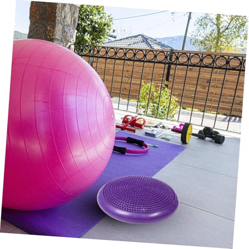 GANAZONO Thickened Inflated Wobble Cushion for Core Stability Sensory Training Pad Comfortable Balance Disc for Yoga Fitness and Exercise Versatile Kneeling Cushion for Ages