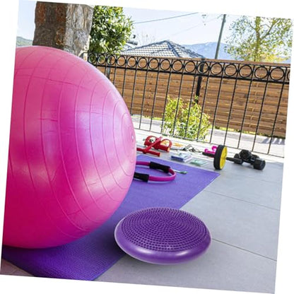GANAZONO Thickened Inflated Wobble Cushion for Core Stability Sensory Training Pad Comfortable Balance Disc for Yoga Fitness and Exercise Versatile Kneeling Cushion for Ages