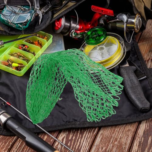 Cabilock Fishing Net Replacement Head 40# Thickened Large Mesh Sturdy Fishing Catching Tool Portable Fish Landing Net Accessory for Freshwater and Saltwater Use