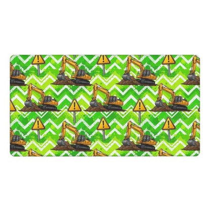 Waterproof Extended Mouse Pad Excavator Cute Construction, Keyboard Mouse Mat Anti Slip Base Desktop - color: Pattern (151), size: 29.5L x 15.8W inches