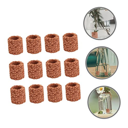 12Pcs Pottery Fixed Rings for Aquarium Plants Durable Lightweight Water Plant Holder for Fish Tank Decoration for Aquatic Plant Fixing and Fish Shelter