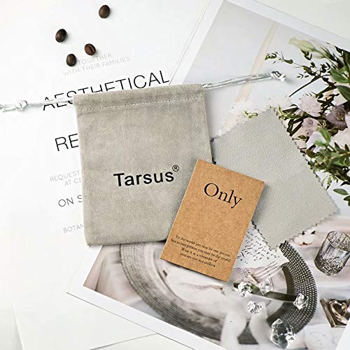 Tarsus Initial Cubic Zirconia Necklace Jewelry Gifts for Women Adjustable Chain 18" + 2" - style: Gold-G-Diamond style