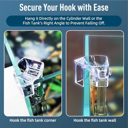 Aquatic Fish Feeding Disk - Glass Shrimp Feeder Tube Set, Clear Suction Cup Feeder Tray, Tank Feeding Station | Aquarium Care Tool for Pets | Easy Feed Solution for Shrimp Fish Snails - size: 38CM feeding tube + cleaning brush + feed spoon