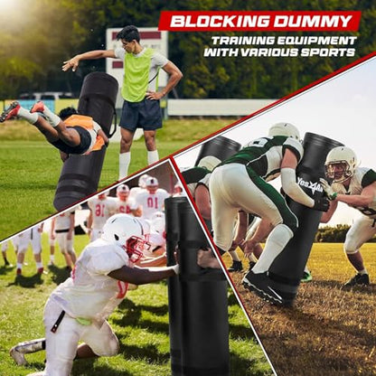 Yes4All Tackling Dummies for Youngth Football, 11lbs /20lbs Leather Block and Tackle Dummies for Contact Drills, Martial Arts - color: 20LBS