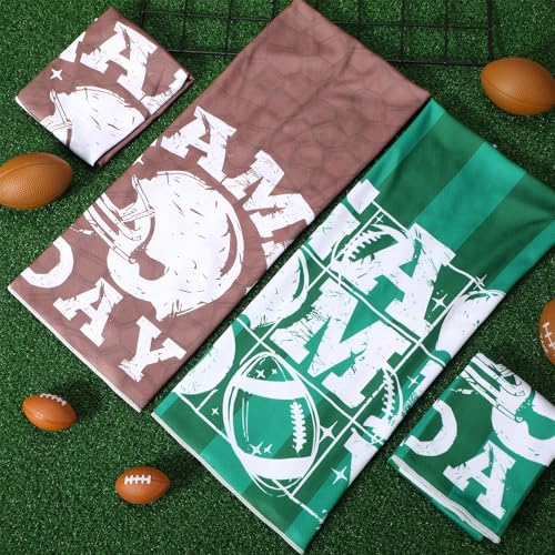 12 Pcs Football Game Day Accessories Football Cooling Towels Ball Team Gift Microfiber Breathable Chilly Towel 35"x15" Sports Soft Ice Towel for Coach Training - style: Football