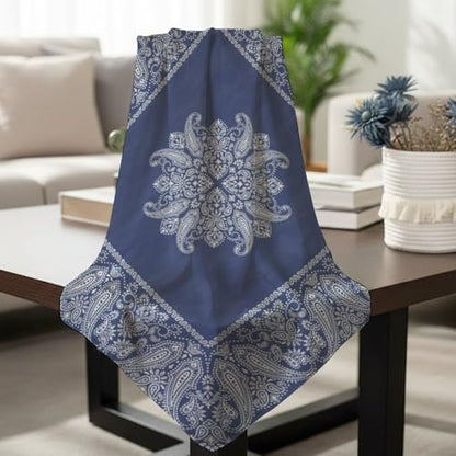 Silk Like Head Scarf for Women Satin Bandana for Hair Wrapping Handbags Fashion Accessory Square Hair Scarf 27.5" - color: 04#western Paisley