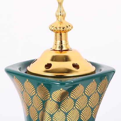 Alipis Electric Incense Burner Bakhoor Electric Incense Burner Middle Eastern Style Censer Plug-in Aroma for Home Decor Meditation Yoga Bedroom 7.67 X 2.95 X 2.95 in Us Plug