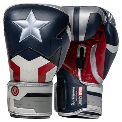 Hayabusa Marvel Hero Elite Boxing Gloves for Men and Women - color: Captain America (Sam Wilson), size: 12oz