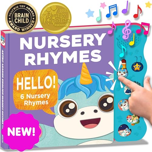 Astro Learns English Bundle Deals — Musical Toys & Interactive Sound Board Book for Toddlers 1-3, Singing & Learning Songs for Babies, Educational Talking Musical Toy, Sing Along Songs