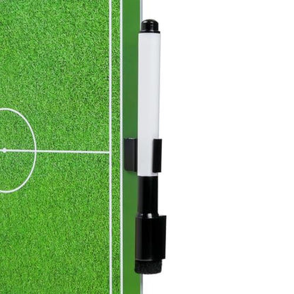 Cannon Sports Dry Erase Coaches Board with Marker - Double-Sided Dry Erase Coaching Board for Baseball, Basketball, Football, Soccer, and Hockey - Perfect for Practices and Games (Soccer) - style: Soccer