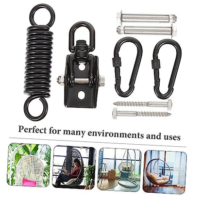 Kisangel 1set Heavy Bag Hanger Bracket Set Stainless Steel Sandbag Suspension Hooks for Use Easy to Install Versatile for Hammocks Boxing Equipment