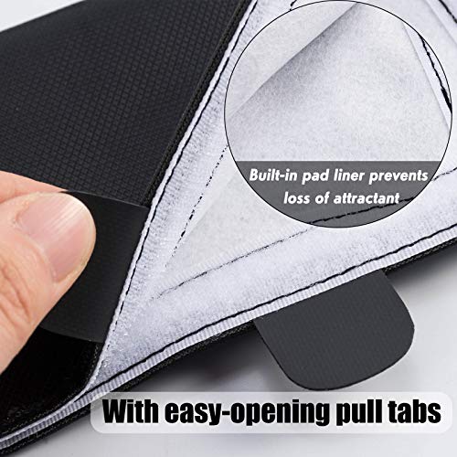 Dr.Fish 3 Pack Fishing Lure Wraps Lure Hook Cover Shield for Fishing Rod Thick Soft Padded Pierce Resistant Hard Baits Minnow Crankbait Popper Spinnerbait - color: M: 5.6*4"-3 Pack