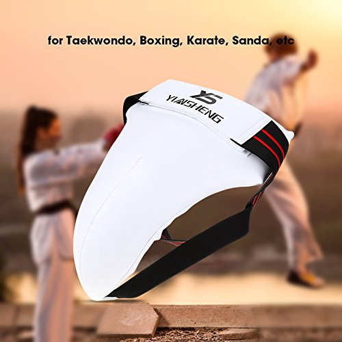 Groin Guard Guard Protector Karate Kickboxing MMA Martial Arts Boxing Groin Support(L)