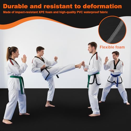 Generic Folding Gymnastics Mat 118.11x59.06x1.18inch Indoor Gymnastics Track Exercise Mat Non-Slip Surface for Home Yoga Pilates Martial Art