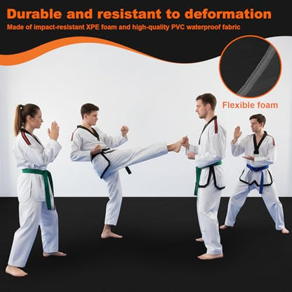 Generic Folding Gymnastics Mat 118.11x59.06x1.18inch Indoor Gymnastics Track Exercise Mat Non-Slip Surface for Home Yoga Pilates Martial Art