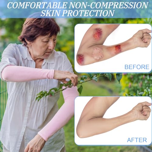 Janmercy 8 Pairs Arm Sleeves Thin Skin Protectors - color: Mixed Colors