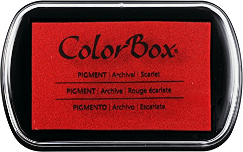 Clearsnap ColorBox Pigment Inkpad, Scarlet - color: Scarlet