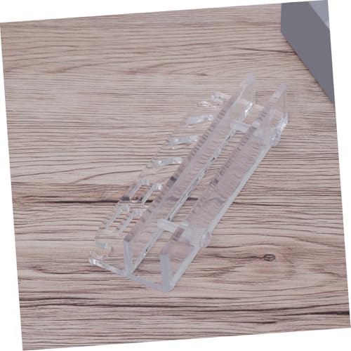 Acrylic Storage Rack for Aquarium Water Plant Tools Transparent Design for Easy Organization for Scissors Tweezers and Scrapers Compact Landscape Equipment