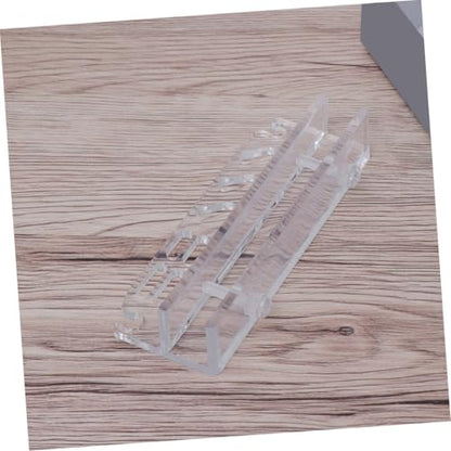 Acrylic Storage Rack for Aquarium Water Plant Tools Transparent Design for Easy Organization for Scissors Tweezers and Scrapers Compact Landscape Equipment