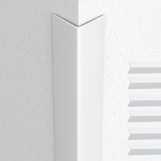 Proflex Wall Corner Protector - White Textured 1-1/2 inch x 36 inch - Pack of 6 - Self Adhesive Corner Guards for Walls Edge Protection – Easy to Apply – No Tools Needed - color: White, size: 1-1/2 x 36 In - (6PCS)