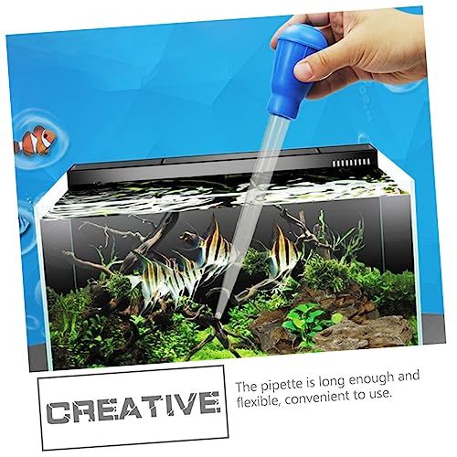 TOYANDONA 3Pcs Aquarium Clean Pipettes Feces for Fish Tanks Efficient Fluid Extraction Tool for Fish for Freshwater Aquariums
