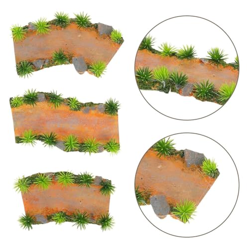 Aquarium Miniature Steps 3-Piece Landscaping Sculpture Fairy Bridge | Aquarium Stone Steps Path Fish Tank for Freshwater Saltwater Shrimp Tank Living Room Bedroom Study Room