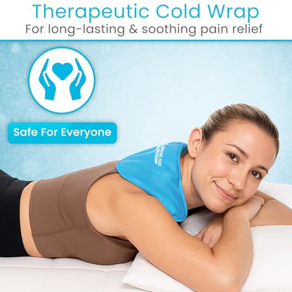 Arctic Flex Neck Ice Pack - Cold Compress Shoulder Therapy Wrap - Cool Reusable Medical Freezer Gel Pad for Swelling, Injuries, Headache, Cooler (X-Large (1 Pack)) - size: Extra Large
