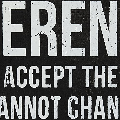 Primitives By Kathy Serenity Prayer Box Sign - color: Serenity Prayer, size: 8 x 12 Inches
