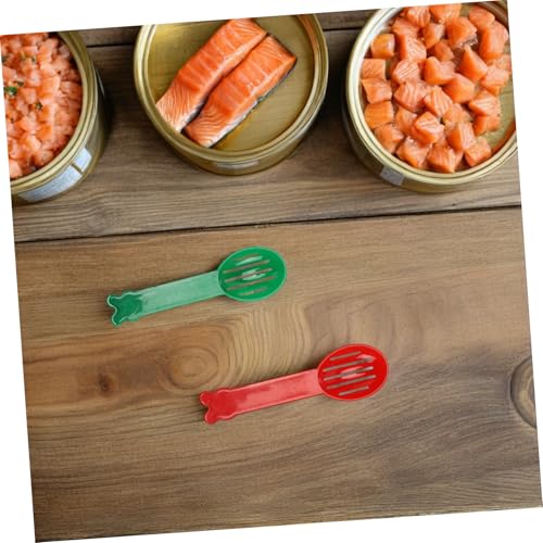 TOYANDONA 40pcs Small Animal Litter Scoops Comfort Grip Handle Plastic Spade Poop Cleaning Tools for Reptile and Small Animal Bedding Ergonomic Litter Pan Scooper