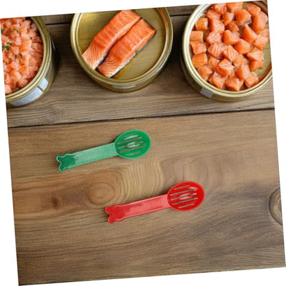 TOYANDONA 40pcs Small Animal Litter Scoops Comfort Grip Handle Plastic Spade Poop Cleaning Tools for Reptile and Small Animal Bedding Ergonomic Litter Pan Scooper