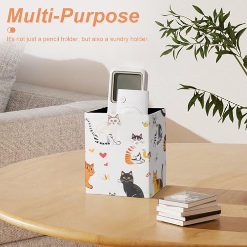 Cat Fish Tank Butterfly Pencil Holder,Pen Holder Cup,Pencil Cup Holder,Makeup Brush Holder,Desk Office Pen Organizer