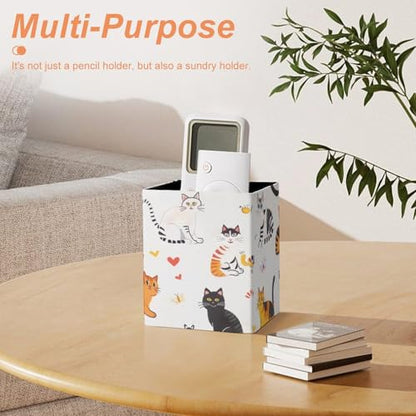 Cat Fish Tank Butterfly Pencil Holder,Pen Holder Cup,Pencil Cup Holder,Makeup Brush Holder,Desk Office Pen Organizer