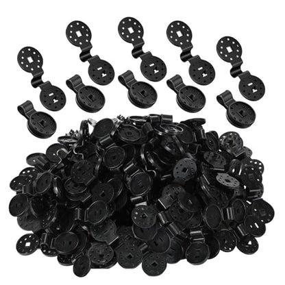 100-Pack Shade Cloth Clips, Lock Grip, Heavy Duty Tarp Clips, UV-Resistant Canopy Fasteners, Non-Slip Grip For Netting/Greenhouse, Windproof Sunshade Clamps - size: Medium size 8.7*4.8