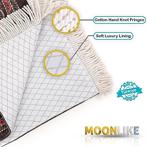 My Salah Mat, Travel Prayer Mat, Muslims Prayer Rug, Prayer Rugs Islam Thick, Soft Prayer Mat, Prayer Rugs Islam Women, Islamic Gift for Men (Grey) - color: Grey