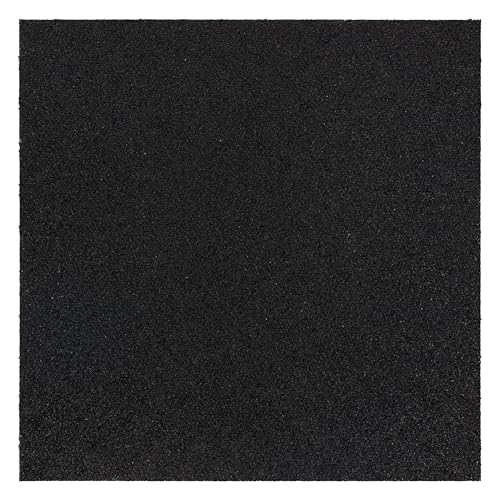 Mohawk Home Heavy Duty Rubber Stall Mat - Gym Floor- Under Dog Crate - All Purpose Utility 2'x2' - 1/2" Thick - size: 2' X 2'