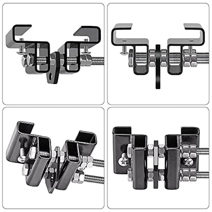 Punching Bag Hanger for I Beam 880 LBs Capacity Heavy Bag Mount Width Adjustable Boxing Bag Holder & Steel Beam Clamp for Beam - color: Beam Hanger & Carabiner (2 Pack)