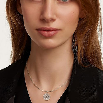 PRAYMOS 925 Sterling Silver Religious Islamic Necklace/Irish Triquetra Celtic Knot Pendant Jewelry Gift for Women - style: 2-Allah necklace silver