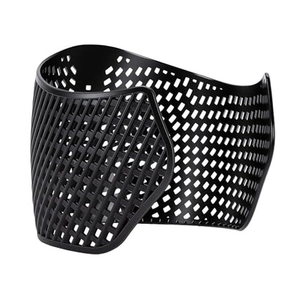 Sanpyl Headband for Women, Hijab Headbands with Anti Slip Silicone Grips, Hair Grip Bands for Under Scarf, Ideal for Daily Use, Elastic Nylon Hijab Fixer, Black