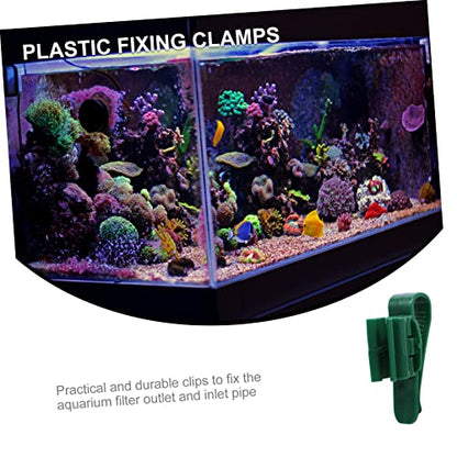 BESPORTBLE 4pcs Fish Tank Clips Strong Plastic Hose Holder for Easy Installation Aquariums Space-Saving Design for Pet Fish Owners