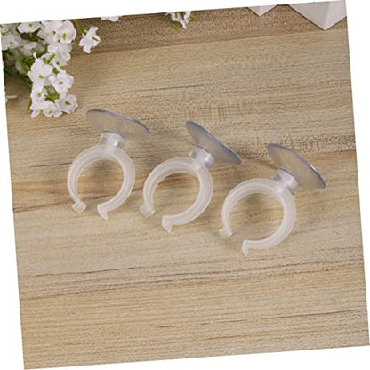 minkissy Aquarium Fixed Clip 6 Pack Water Pipe Fixing Clip with Suction Cup for Fish Tank Inlet Outlet Tubing Water Holder Clamp for Small Aquarium Accessories 1.77 X 1.45 X 1.45 in - size: Size 3