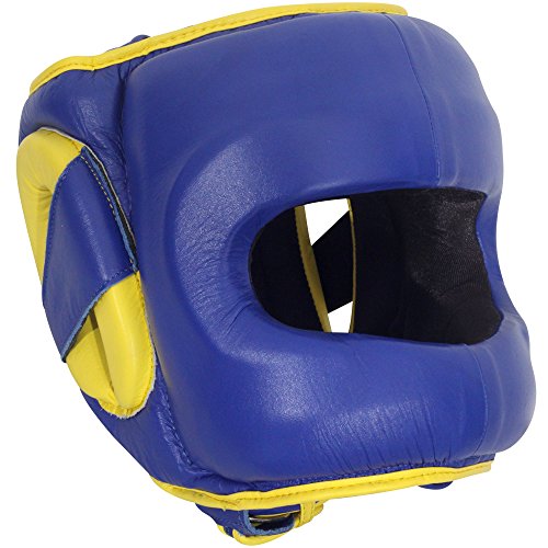 Ringside Deluxe Face Saver Boxing Headgear - color: Black, size: Small-Medium
