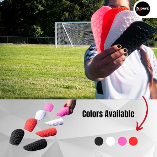 Soccer Shin Guards - Shin Guards Soccer Adult - Shin Guards Soccer Kids 10-12 - Kids Soccer Shin Guards - Silicone Shin Pads - by Noryz