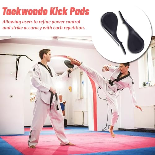 2 Pack Taekwondo Kick Pads, Martial Arts Training Equipment Kickboxing Kicking Target TKD Kicking Target for Kids Youth Adult
