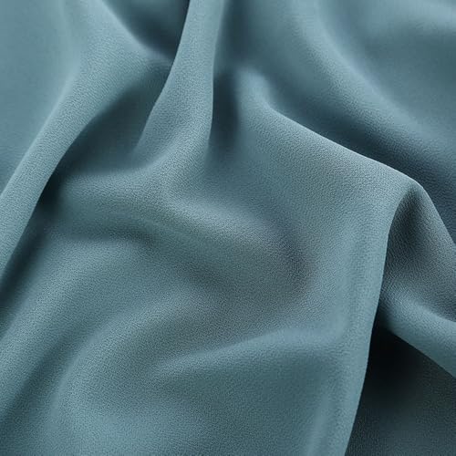 Premium Chiffon Hijab Head Scarf Shawl Wrap for Muslim Women Lightweight - color: Light Blue