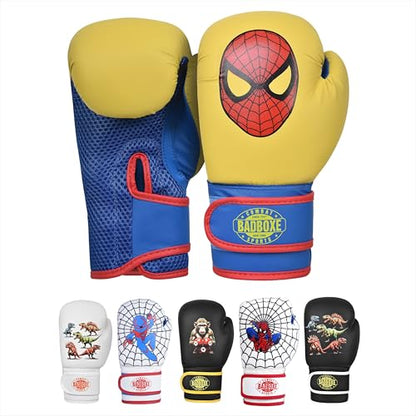 Boxing Gloves 6oz | Boxing Gloves for Kickboxing Muay Thai MMA | Bag Gloves for Punching Bag - color: Yellow